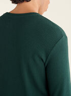 Waffle Long Sleeve Crew Top