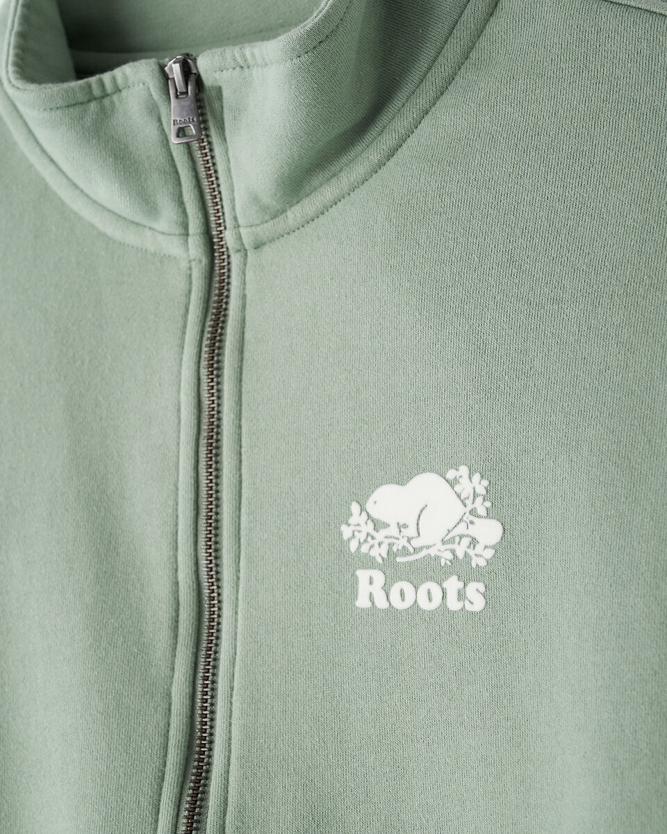 Organic Cooper Relaxed Half Zip Stein