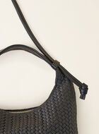 Mini sac Lola en cuir tressé