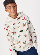 Kids Cooper Holiday Kanga Hoodie