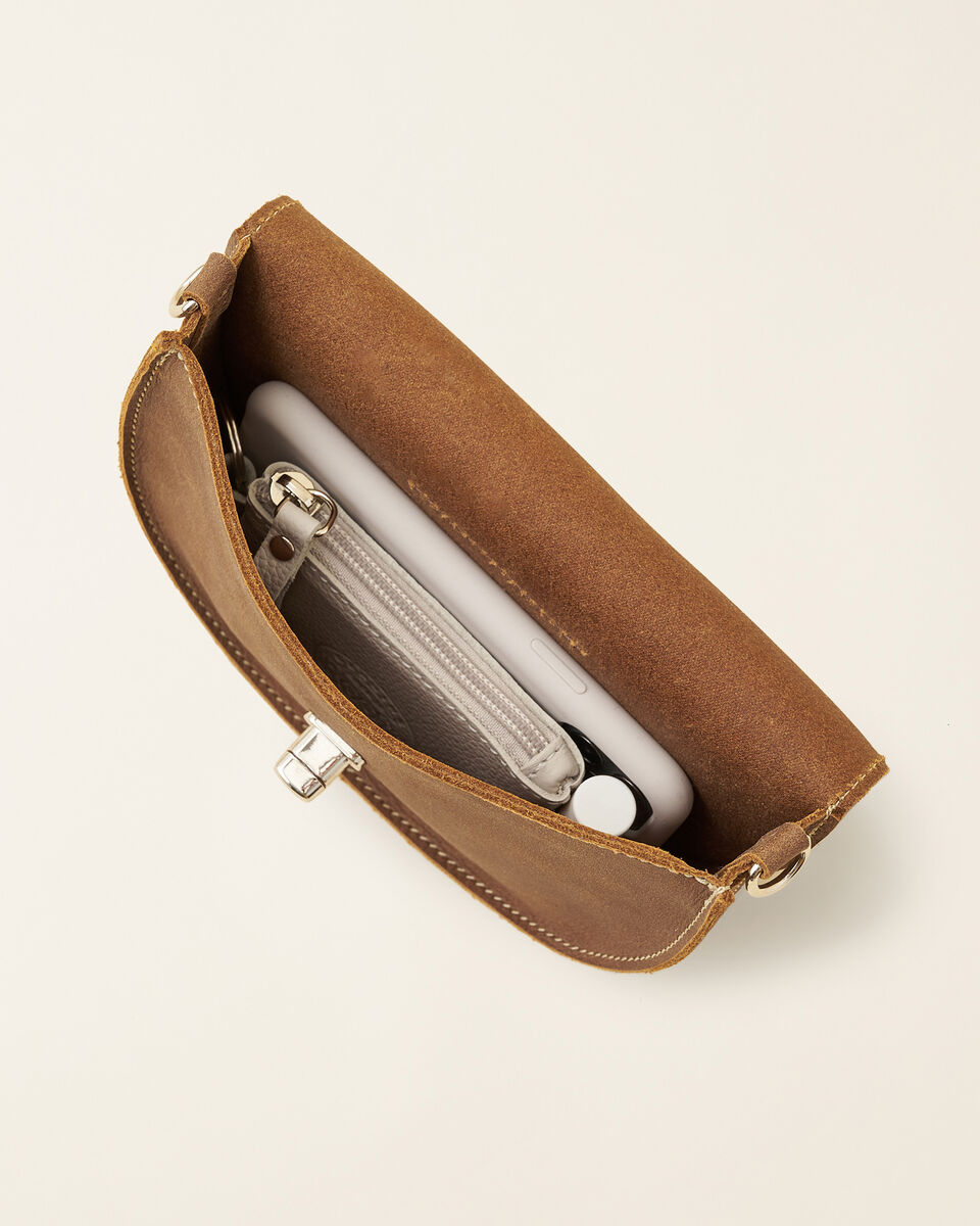 Mini sac à bandoulière en cuir Tribe