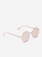 Lunettes de soleil marguerite en m&eacute;tal pour enfants
