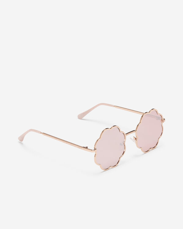 Lunettes de soleil marguerite en m&eacute;tal pour enfants
