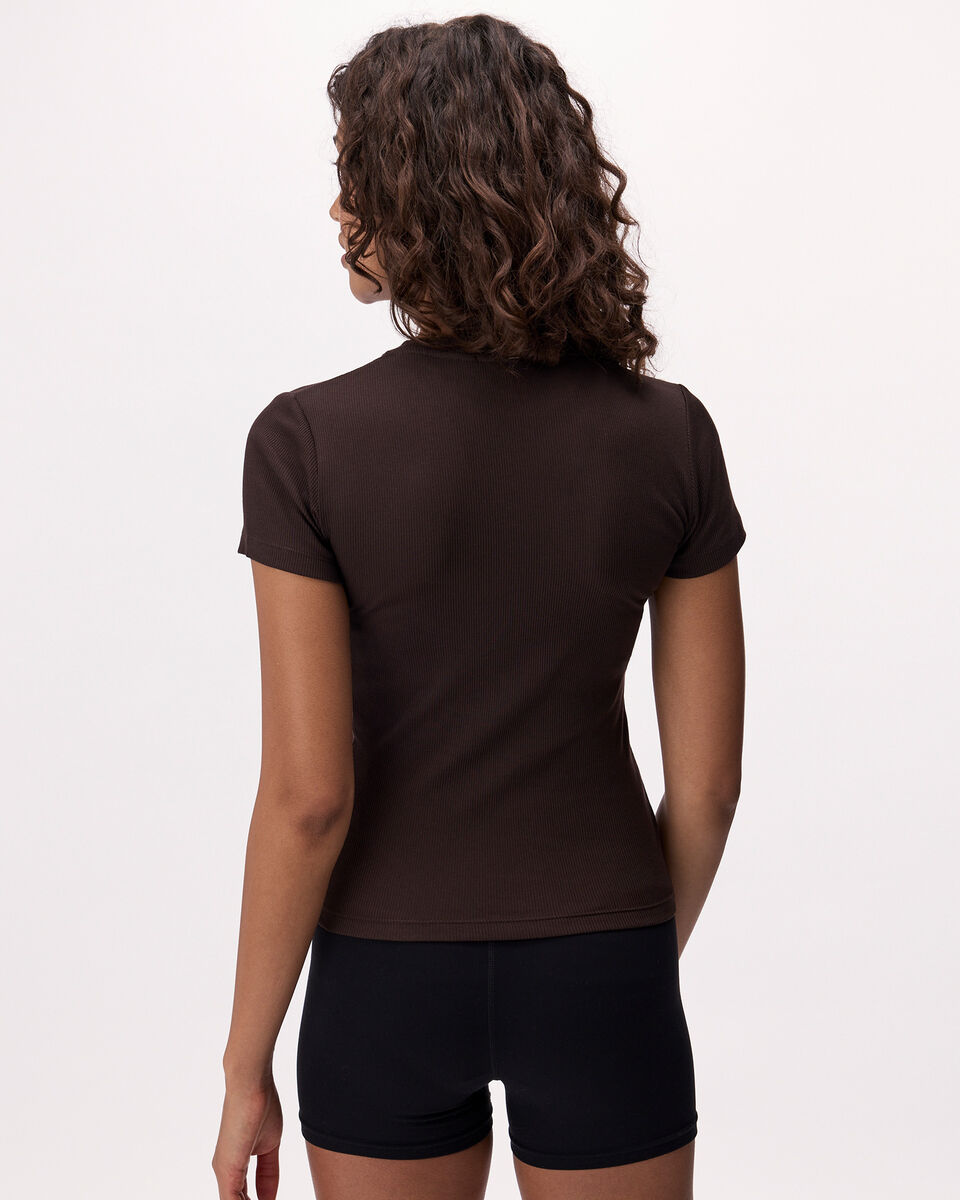 Roam Rib Fitted Short Sleeve Top