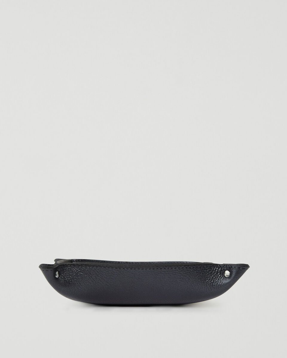 Large Leather Tray Metallic