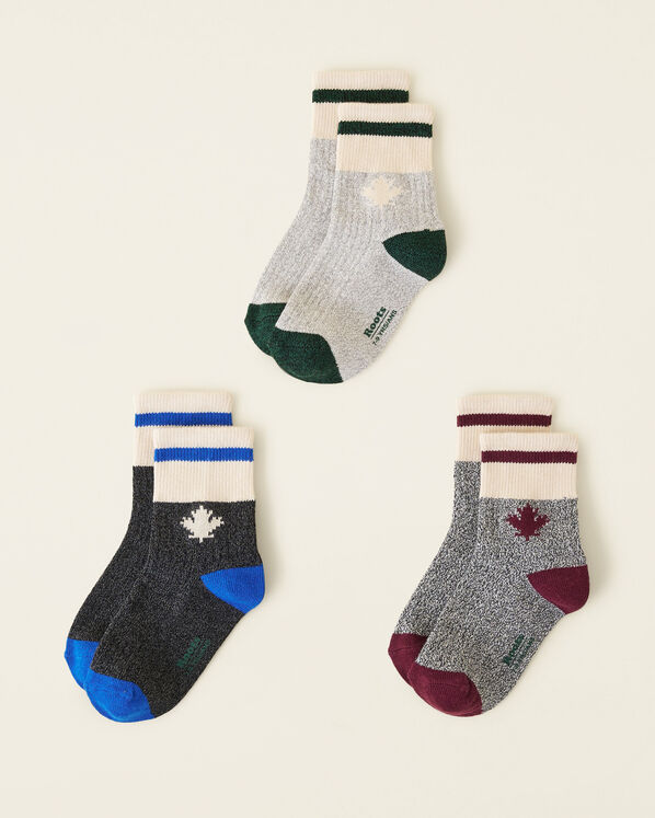 3 paires de chaussettes Érable Cabane pour enfants