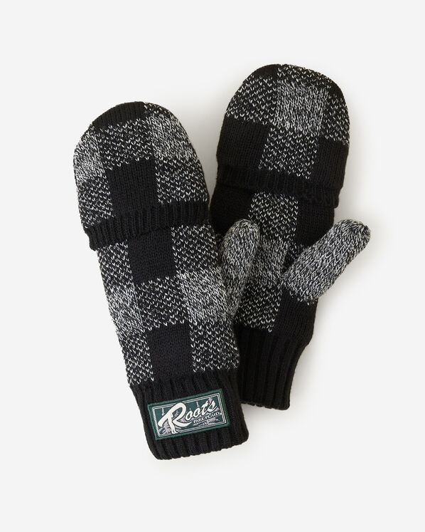 Kid Park Plaid Flip Mitt