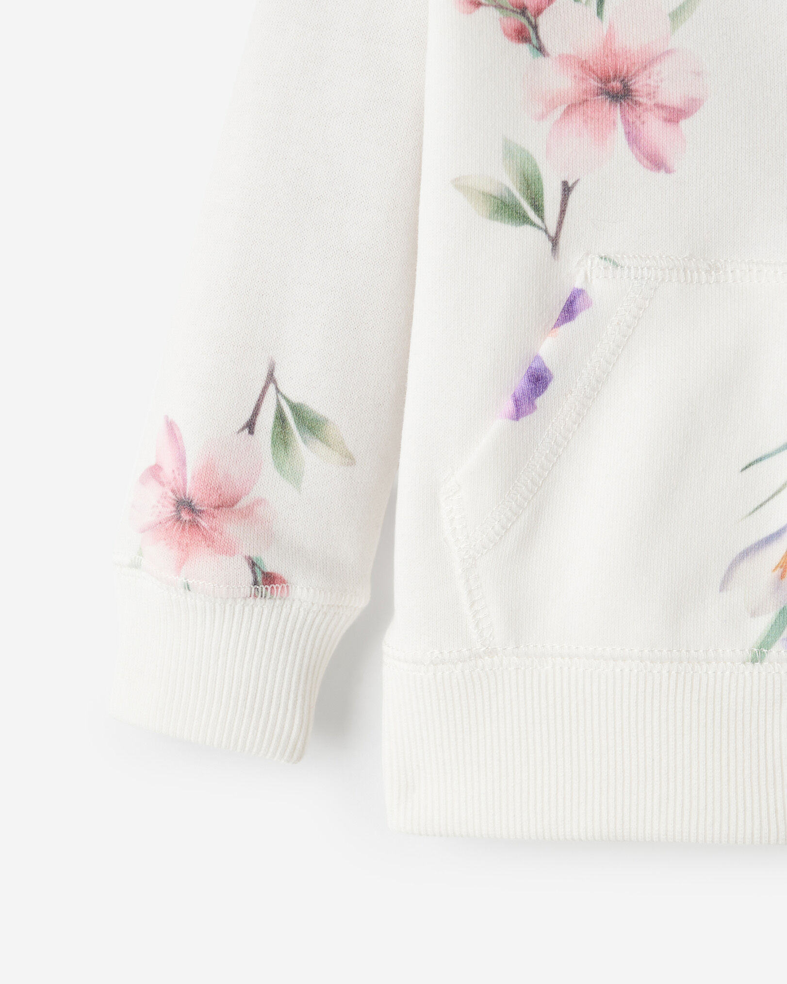 Baby Cooper Floral Full Zip Hoodie