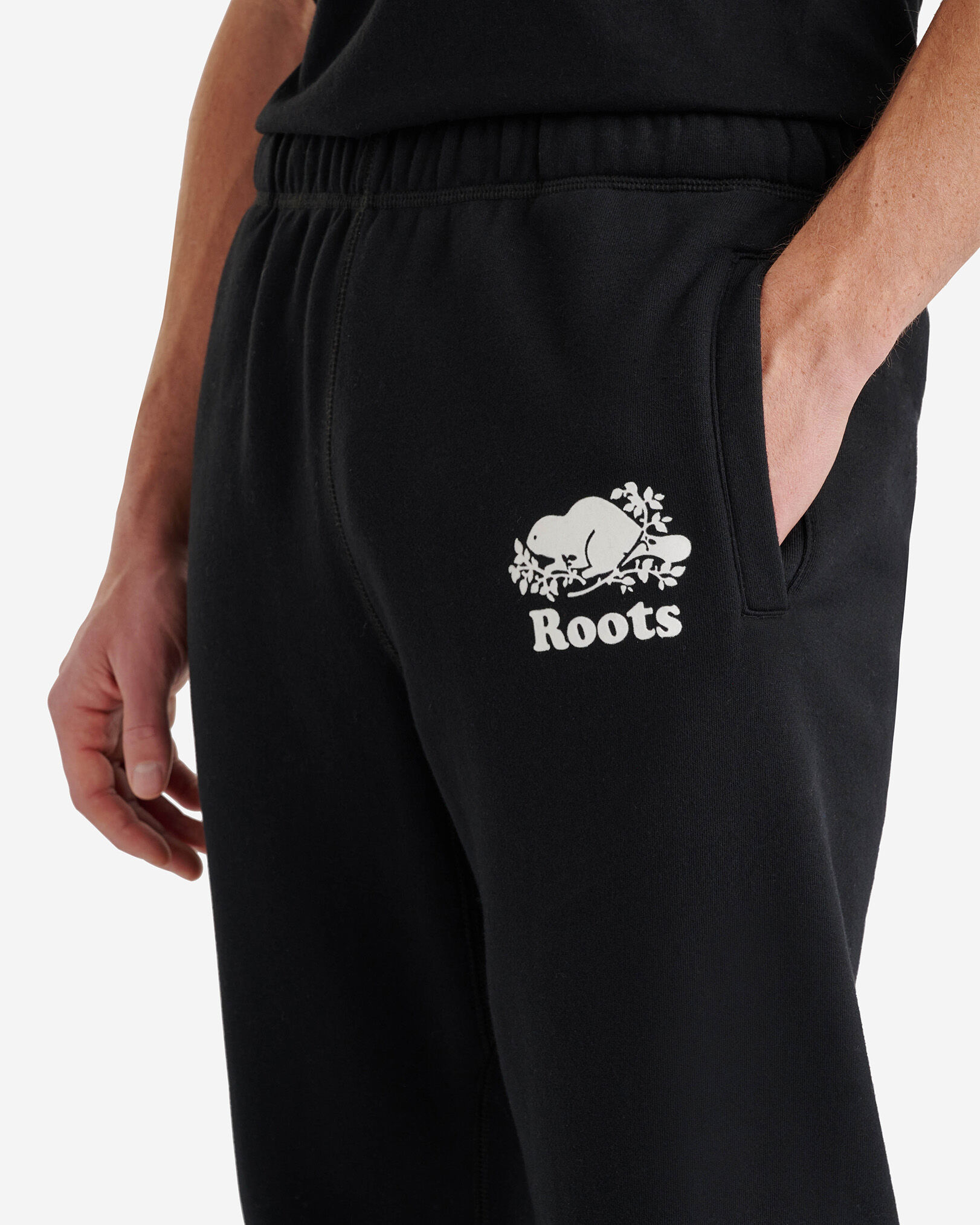 Black roots sweatpants discount