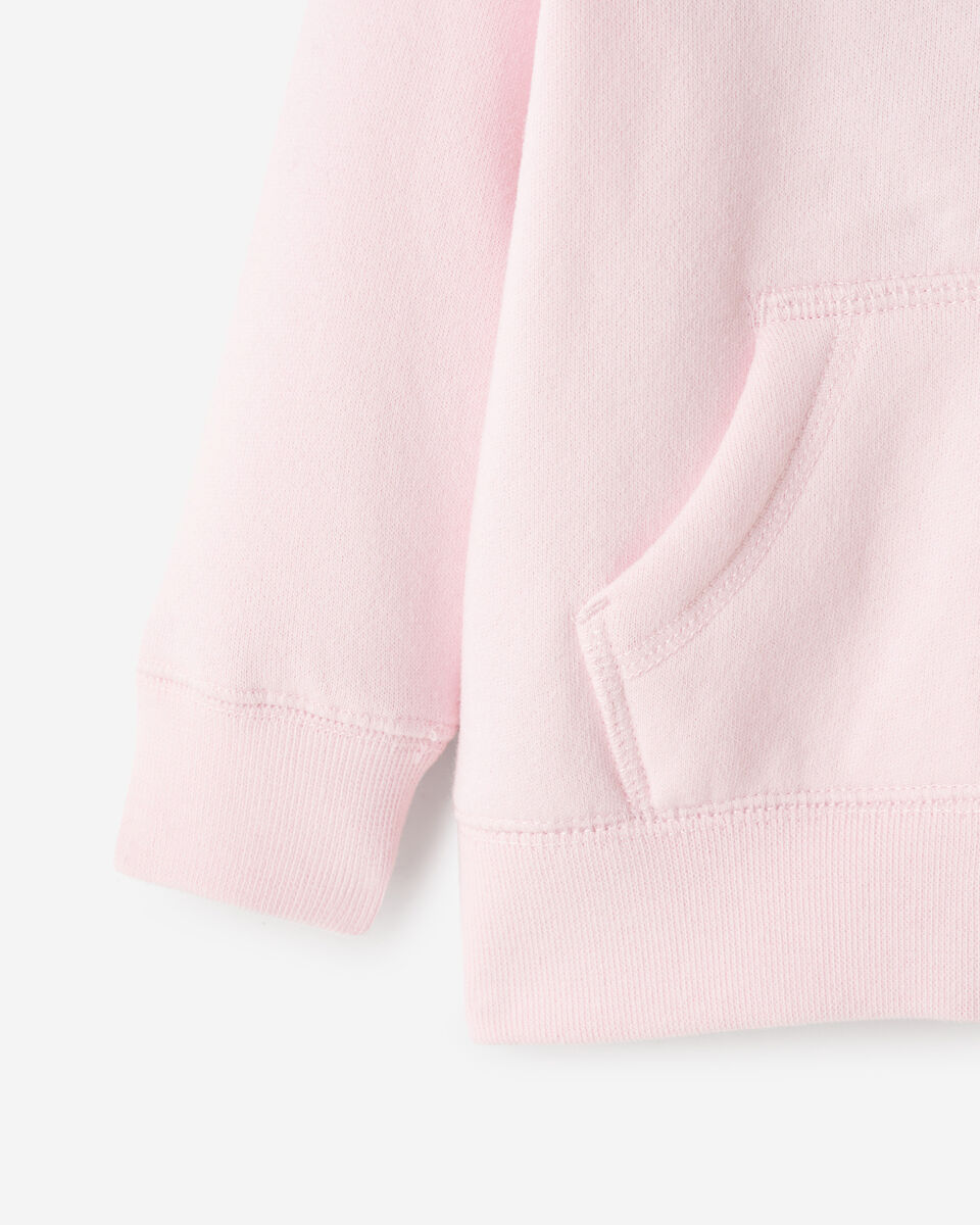 Chandail original à capuchon et glissière en coton bio pour bébés