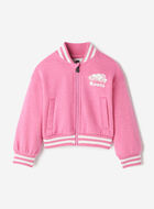Toddler Girls Cooper Sparkle Varsity Jacket