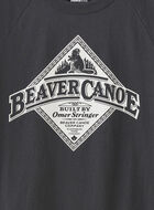 Kids Beaver Canoe Raglan Tank