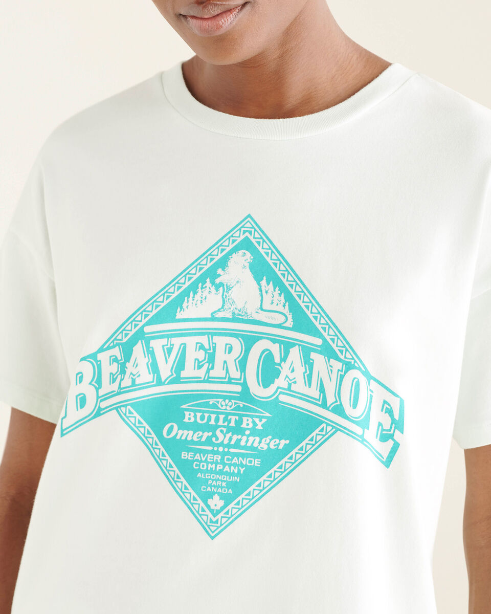Roots Womens Beaver Canoe T-Shirt. 5