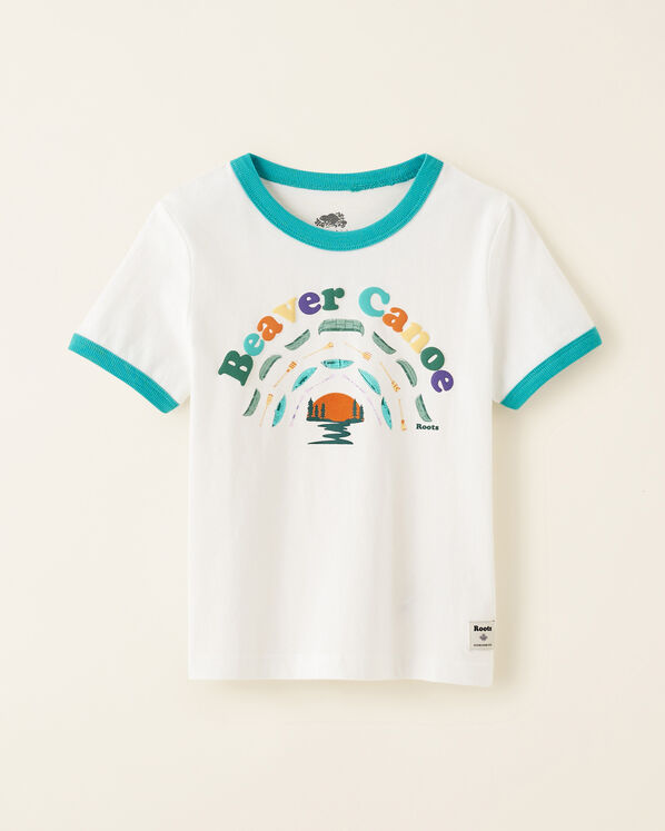 Toddler Beaver Canoe Ringer T-Shirt