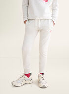 Pantalon ajusté en molleton douillet Amour pour fille 