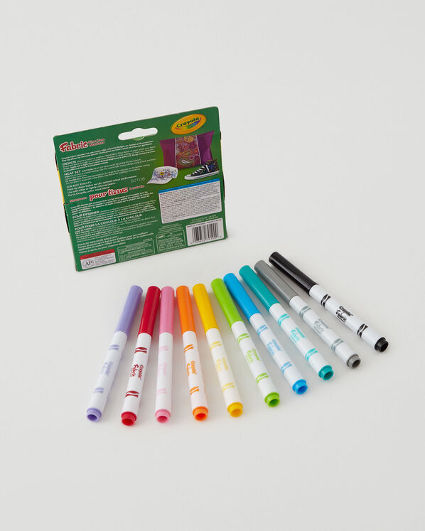Crayola Fabric Markers 10 Pack