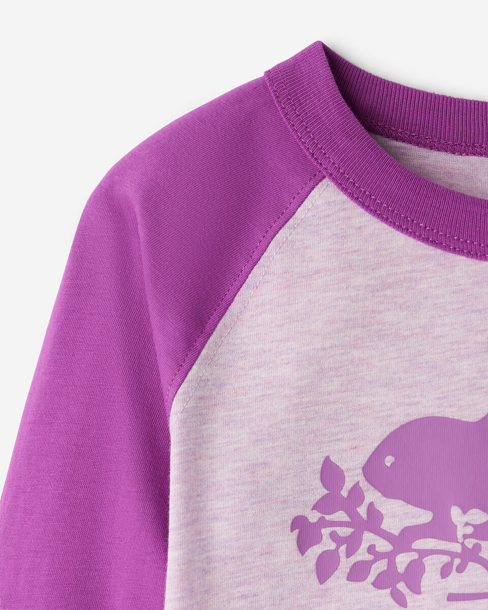 T-shirt style baseball Cooper en coton bio pour tout-petits