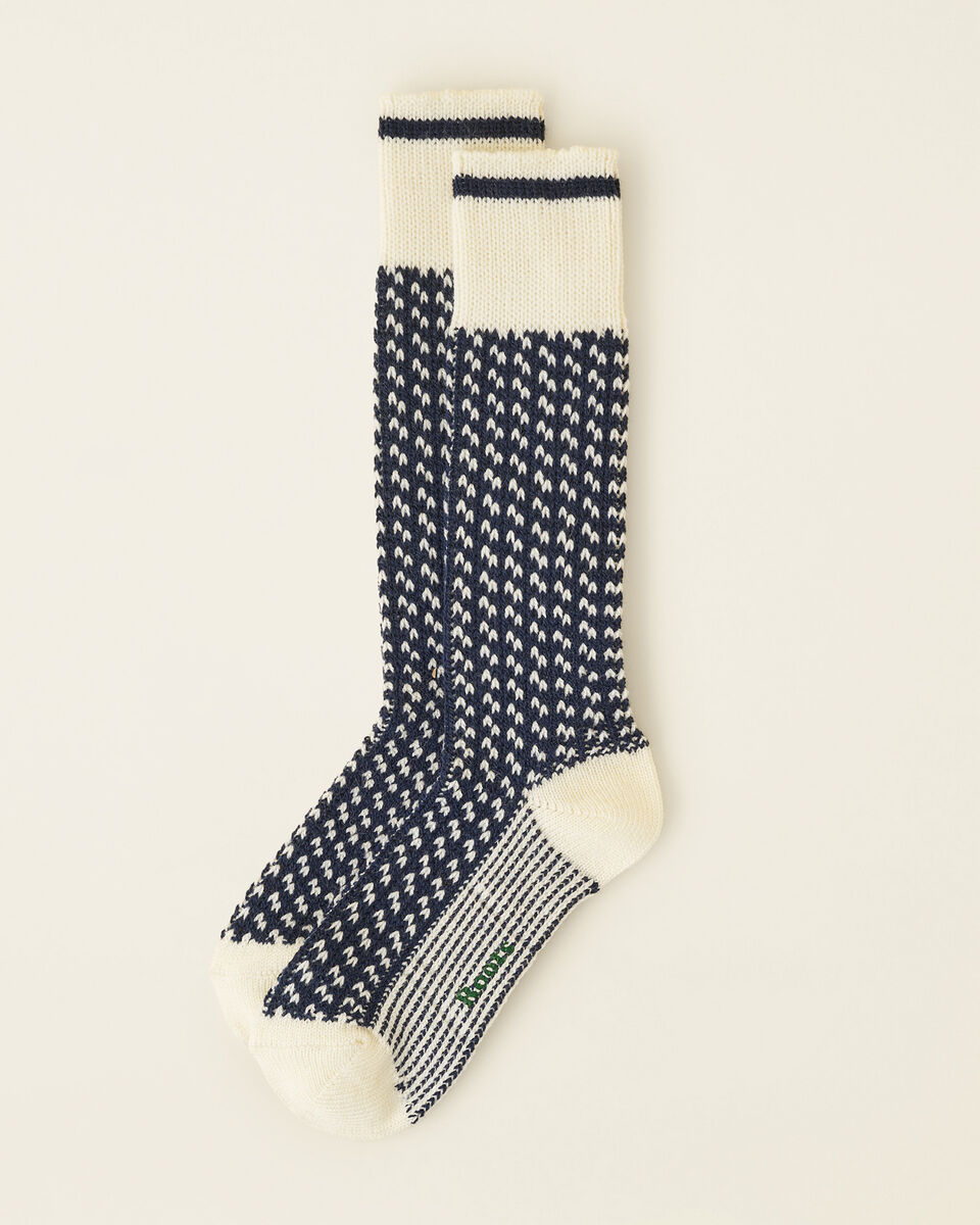 Adult Falling Snow Sock