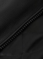 Leather Hoodie