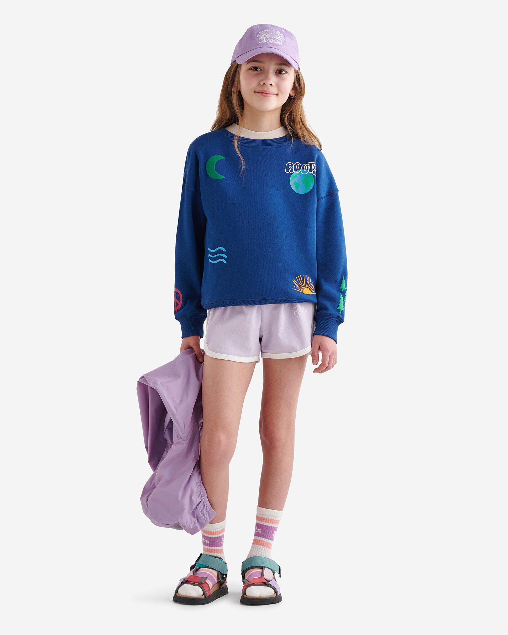 Girls blue gym shorts new arrivals