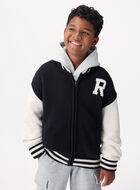 Kids Roots Knit Varsity Jacket