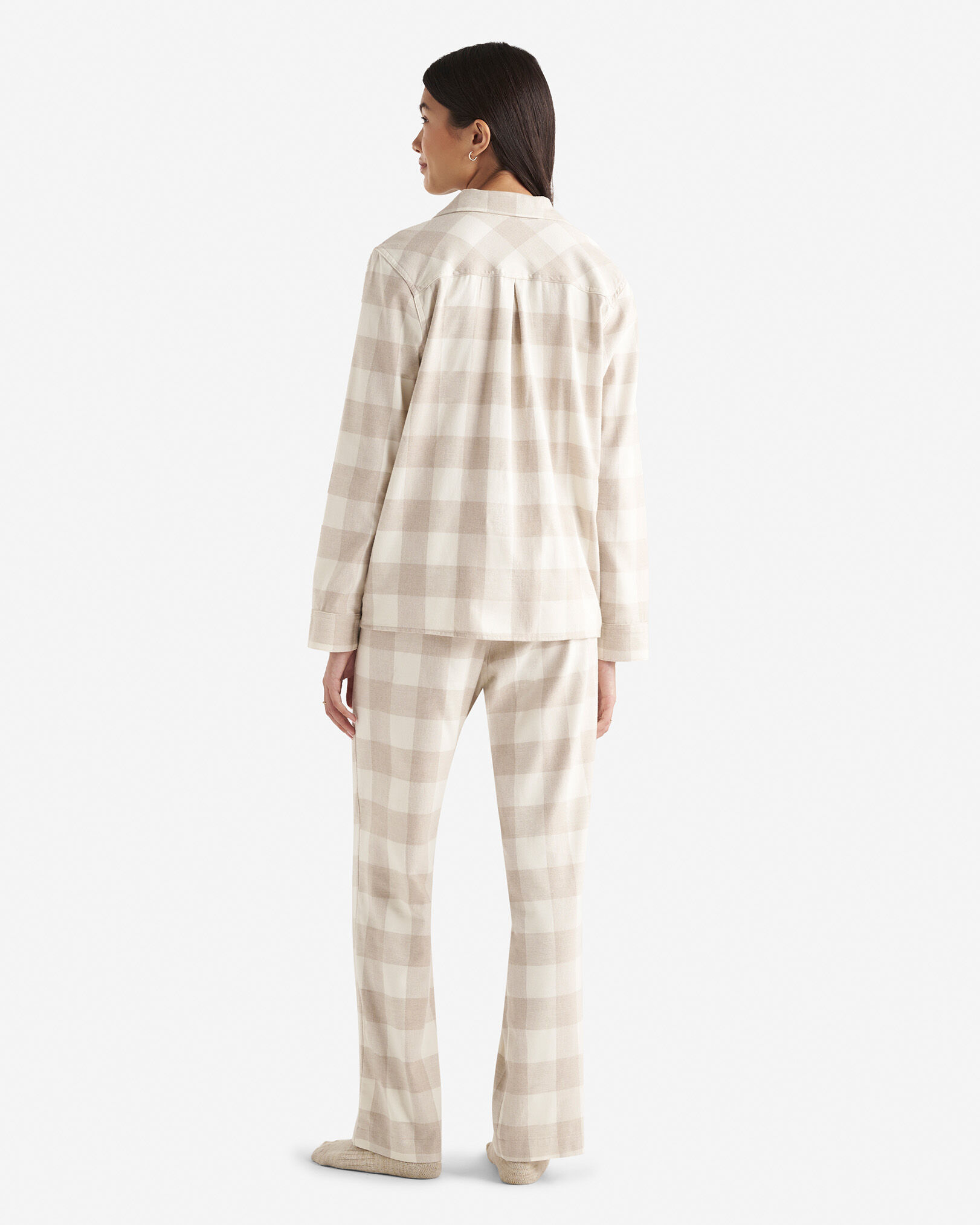Womens Park Plaid Pajama Set