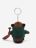 Beaver Canoe Keychain