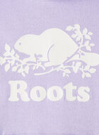 Chandail kangourou original &agrave; capuchon en jersey bouclette en coton bio pour enfants