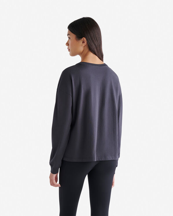 T-shirt à manches longues en coton bio Cooper pour femme