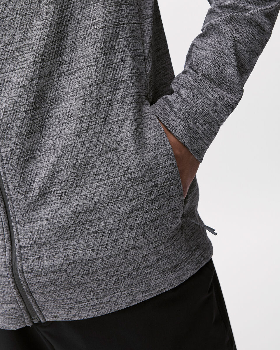 Active Textured Full Zip Hoodie