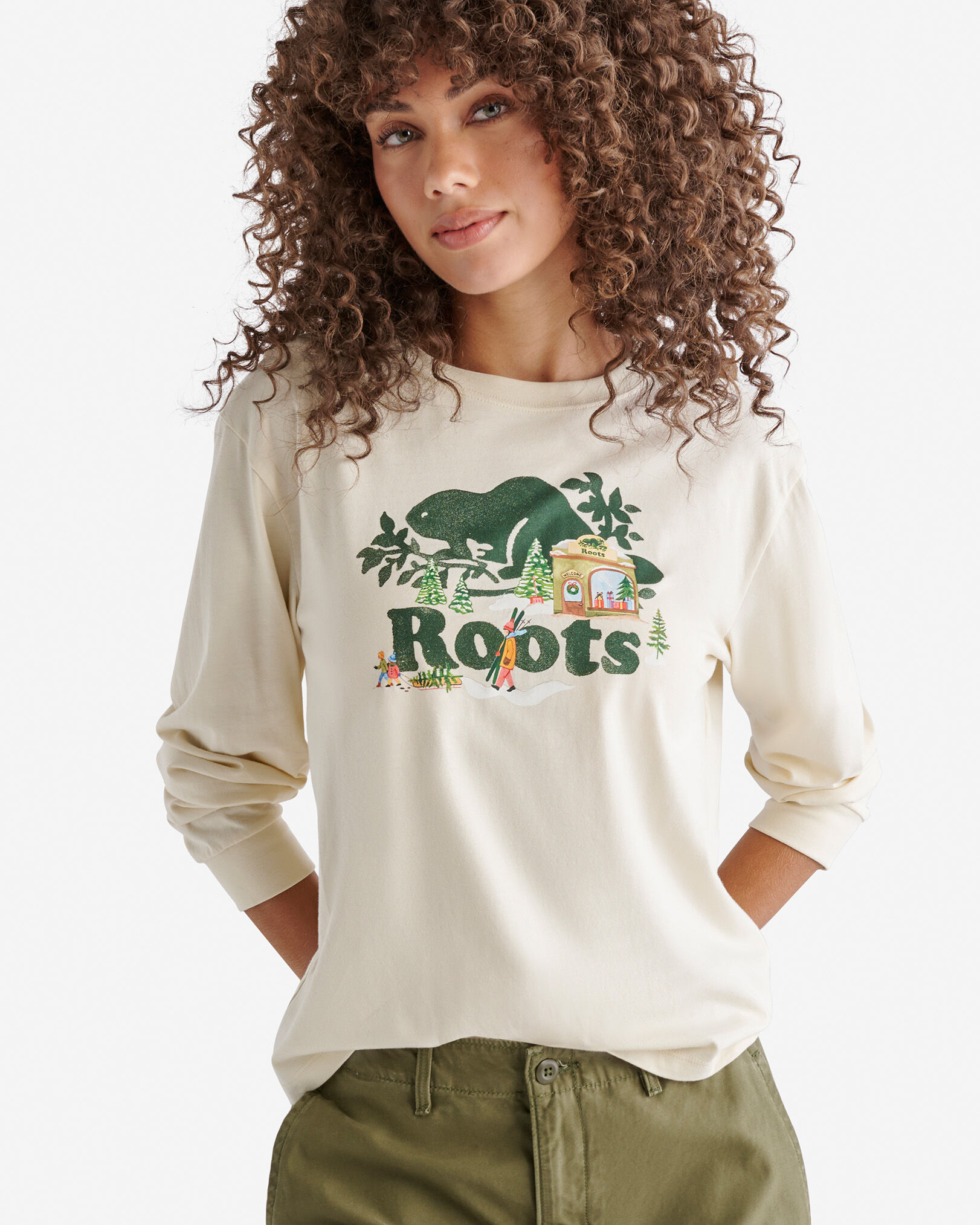 Womens Winter Cooper Long Sleeve T-Shirt