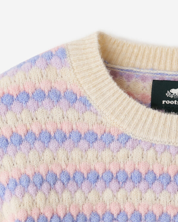 Girls Apres Ski Crew Neck Sweater