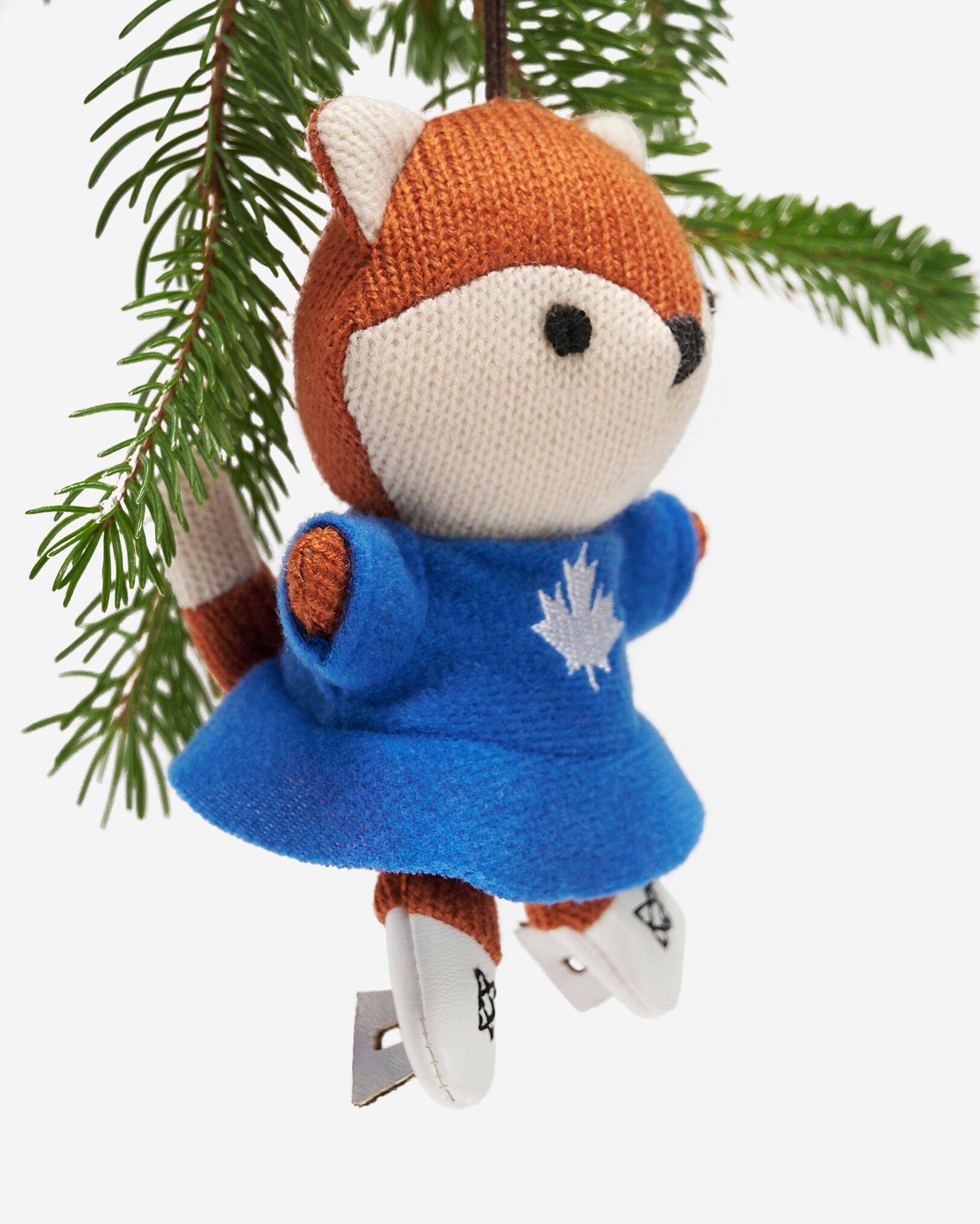 Figure Skating Fox Ornament