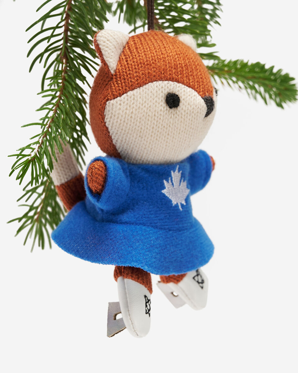 Figure Skating Fox Ornament