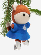 Figure Skating Fox Ornament
