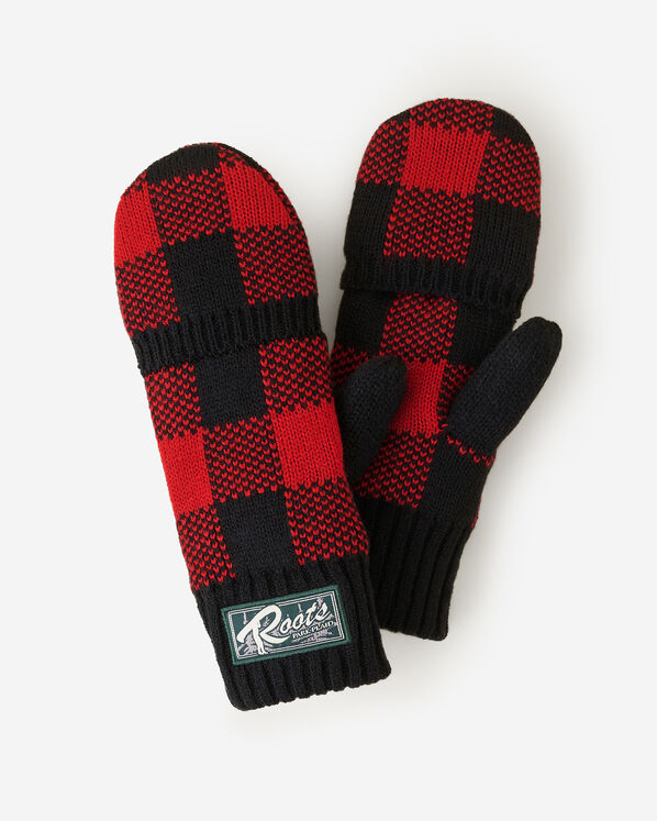 Kid Park Plaid Flip Mitt