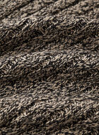 Chandail &agrave; col en V Cabane en tricot torsad&eacute;