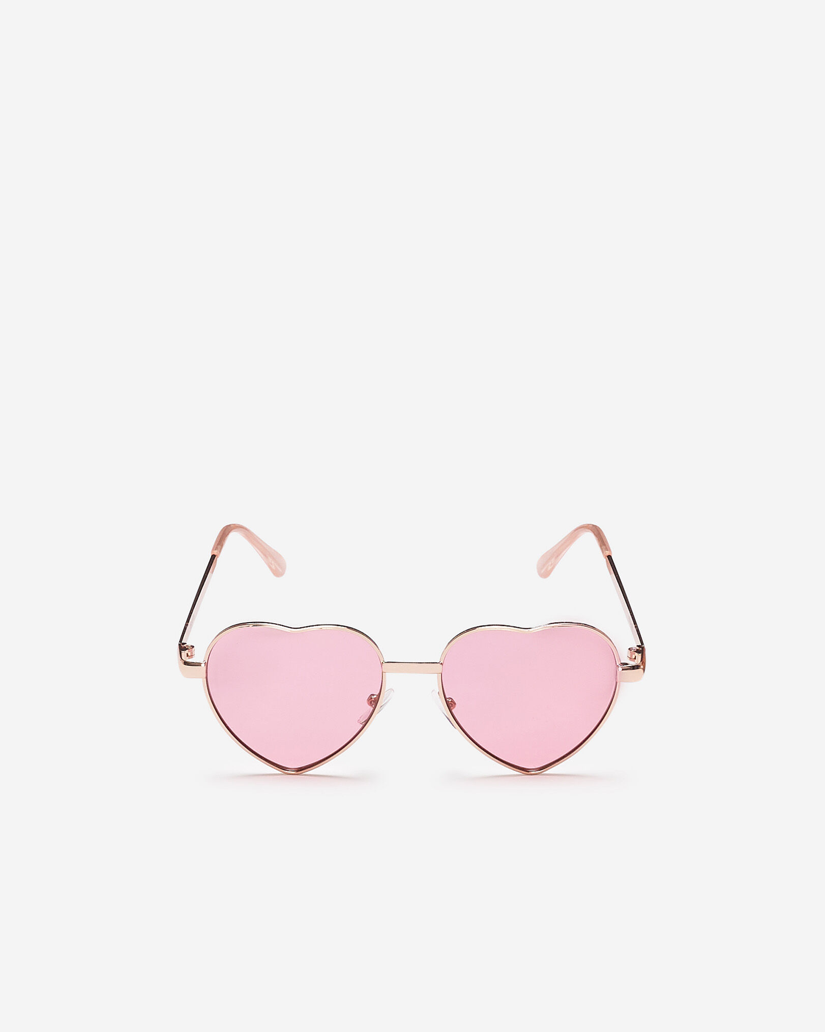 Lunettes de soleil en forme de cœur en métal pour enfants