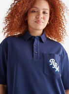 RBA Oversized Short Sleeve Pocket Polo 