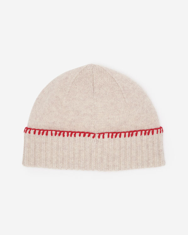 Tuque à liseré en point de feston Tuque à liseré en point de feston