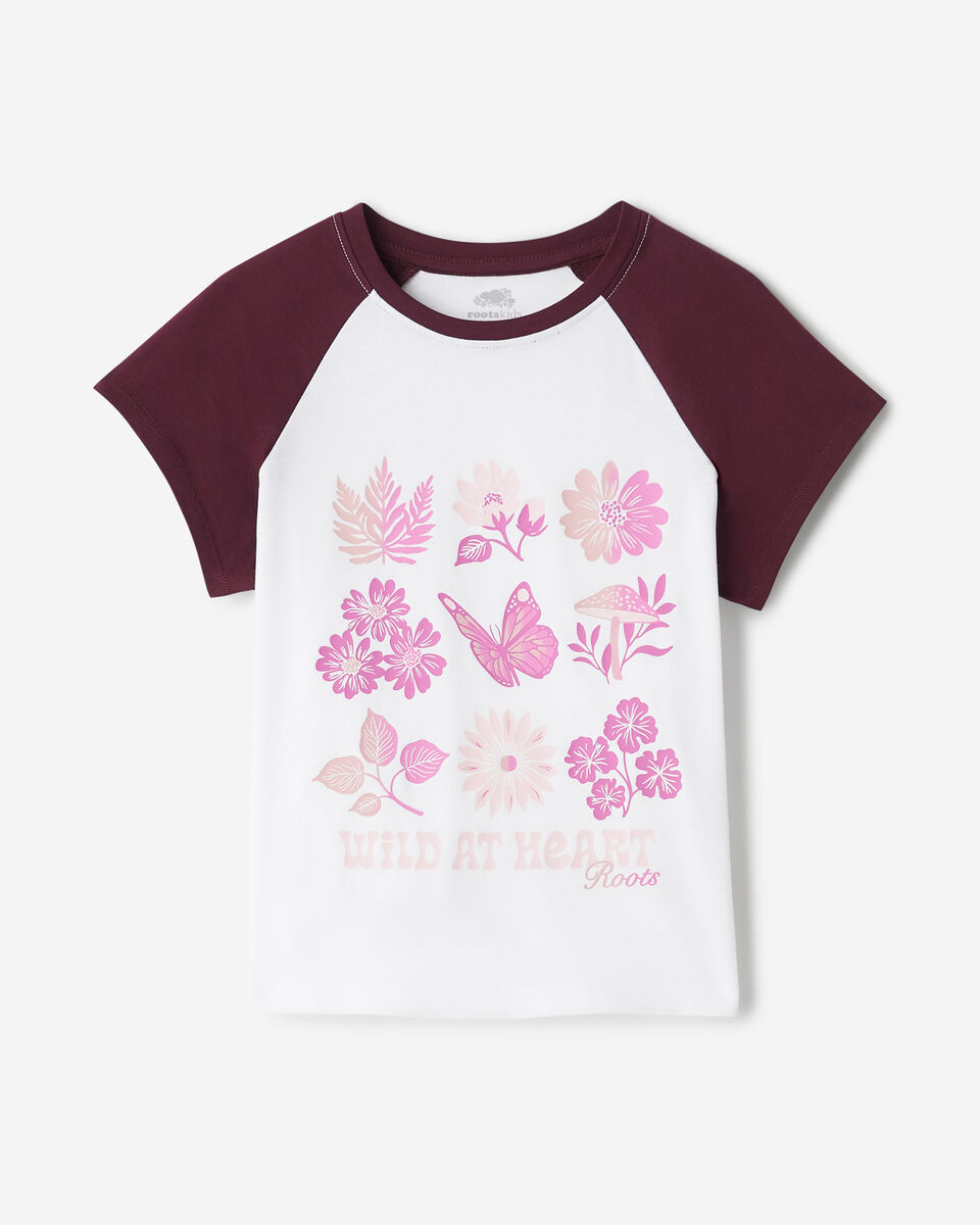 T-shirt &agrave; motif floral Olivia pour filles