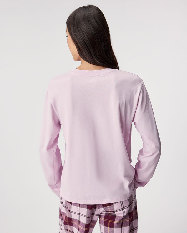 Womens Festive Cooper Long Sleeve T-Shirt