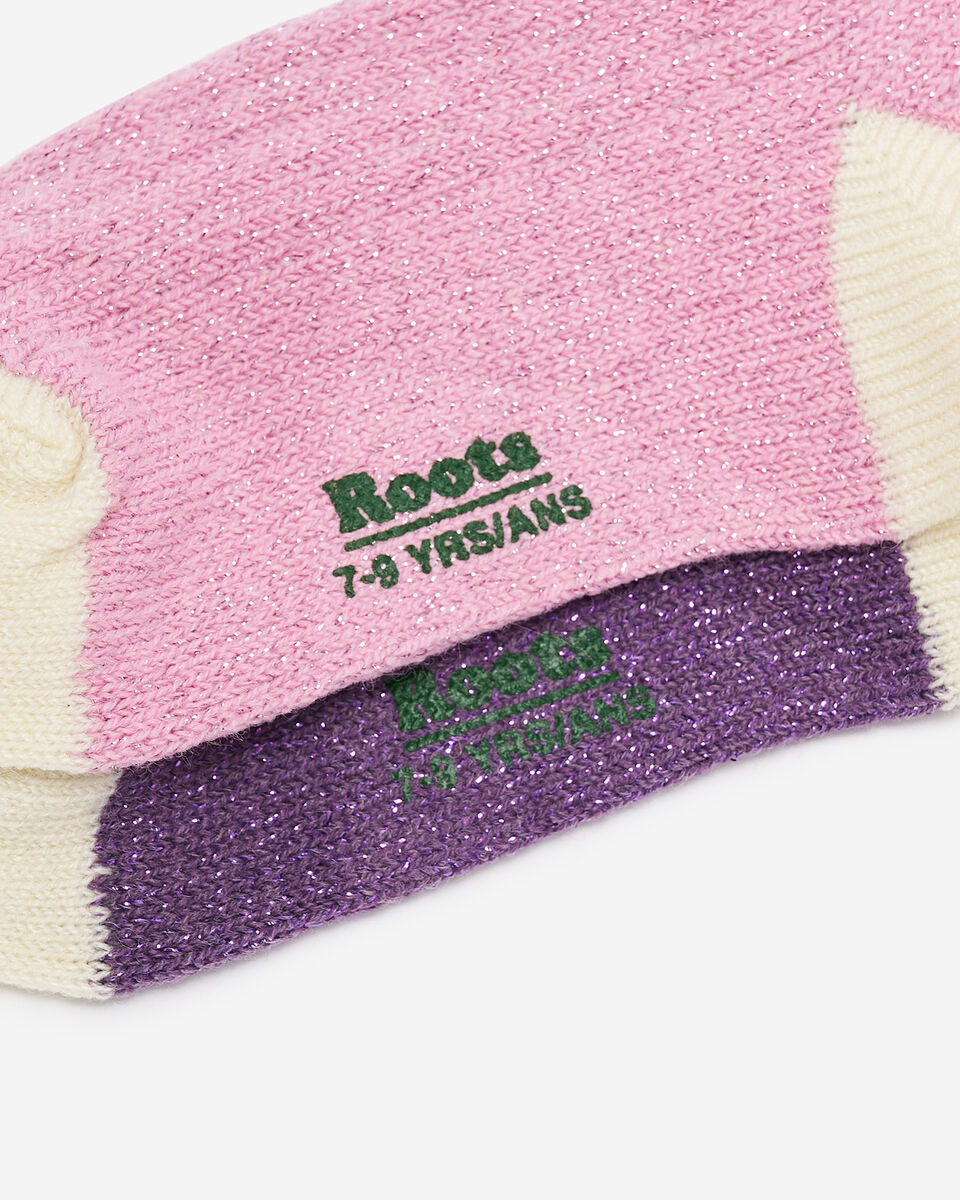 Kids Sparkle Cabin Knee Sock 2Pk