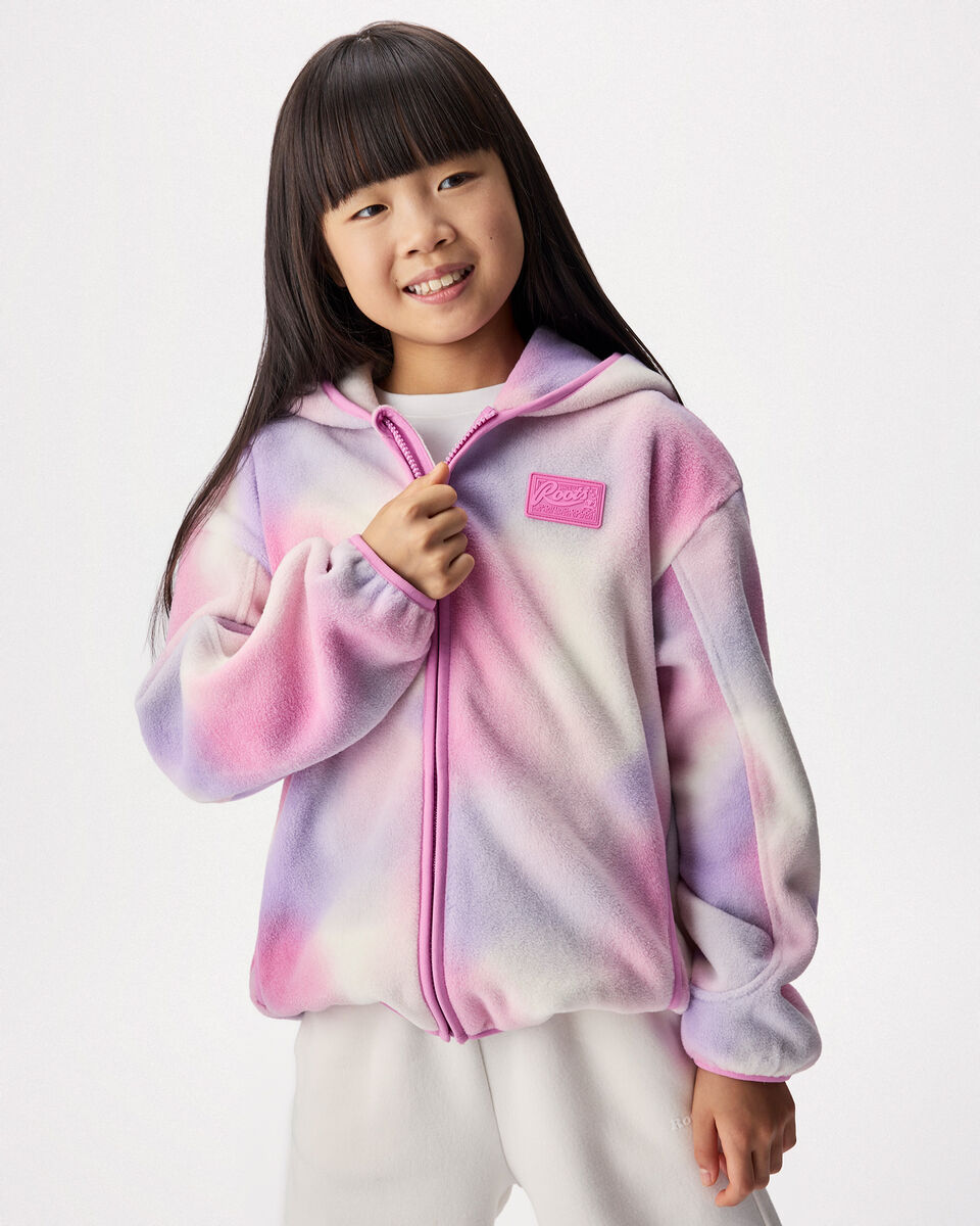 Kids Active Microfleece Full Zip Hoodie
