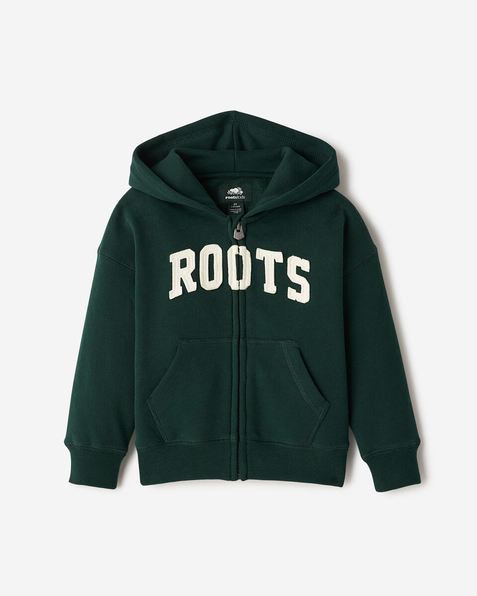 Toddler Roots Applique Full Zip Hoodie