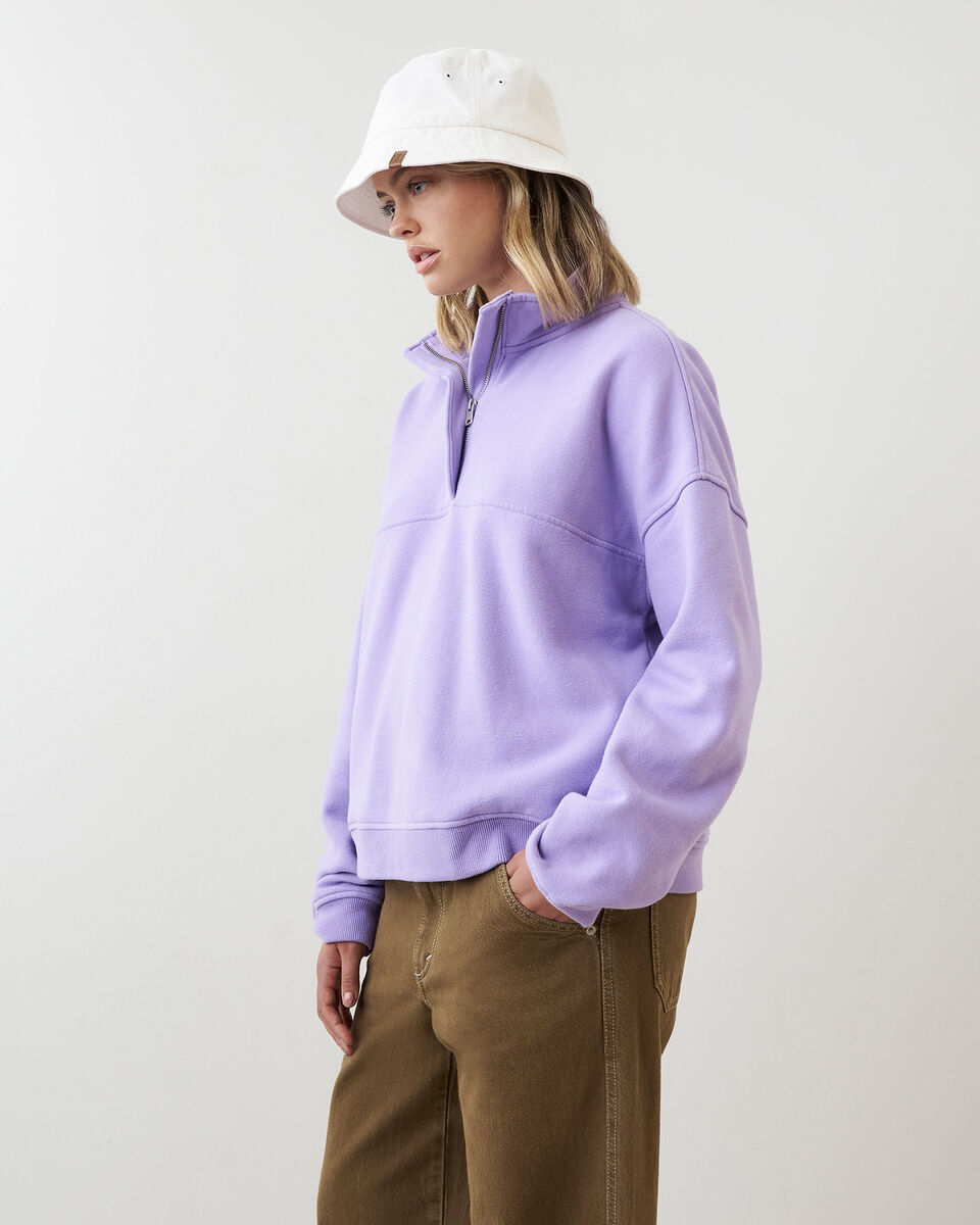 Outdoors Half Zip Mock Sweatshirt