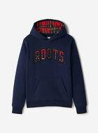 Plaid Applique Hoodie