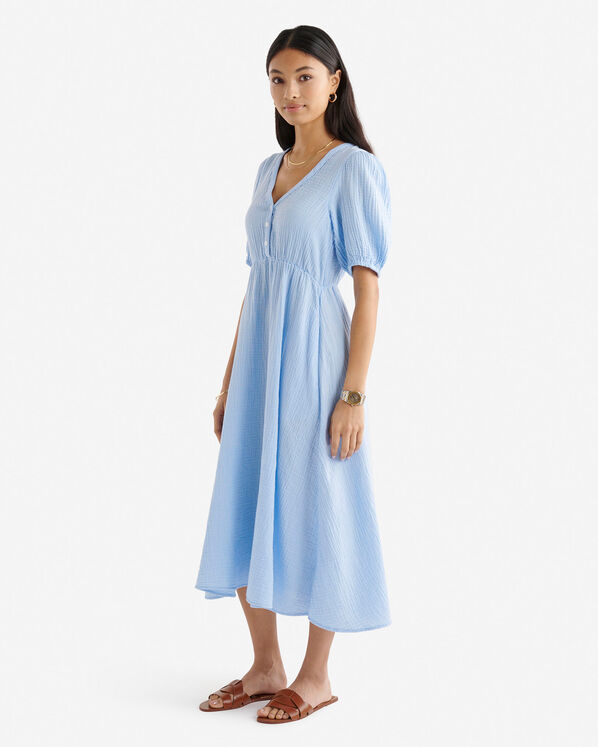 Isla Cotton Gauze Tea Dress