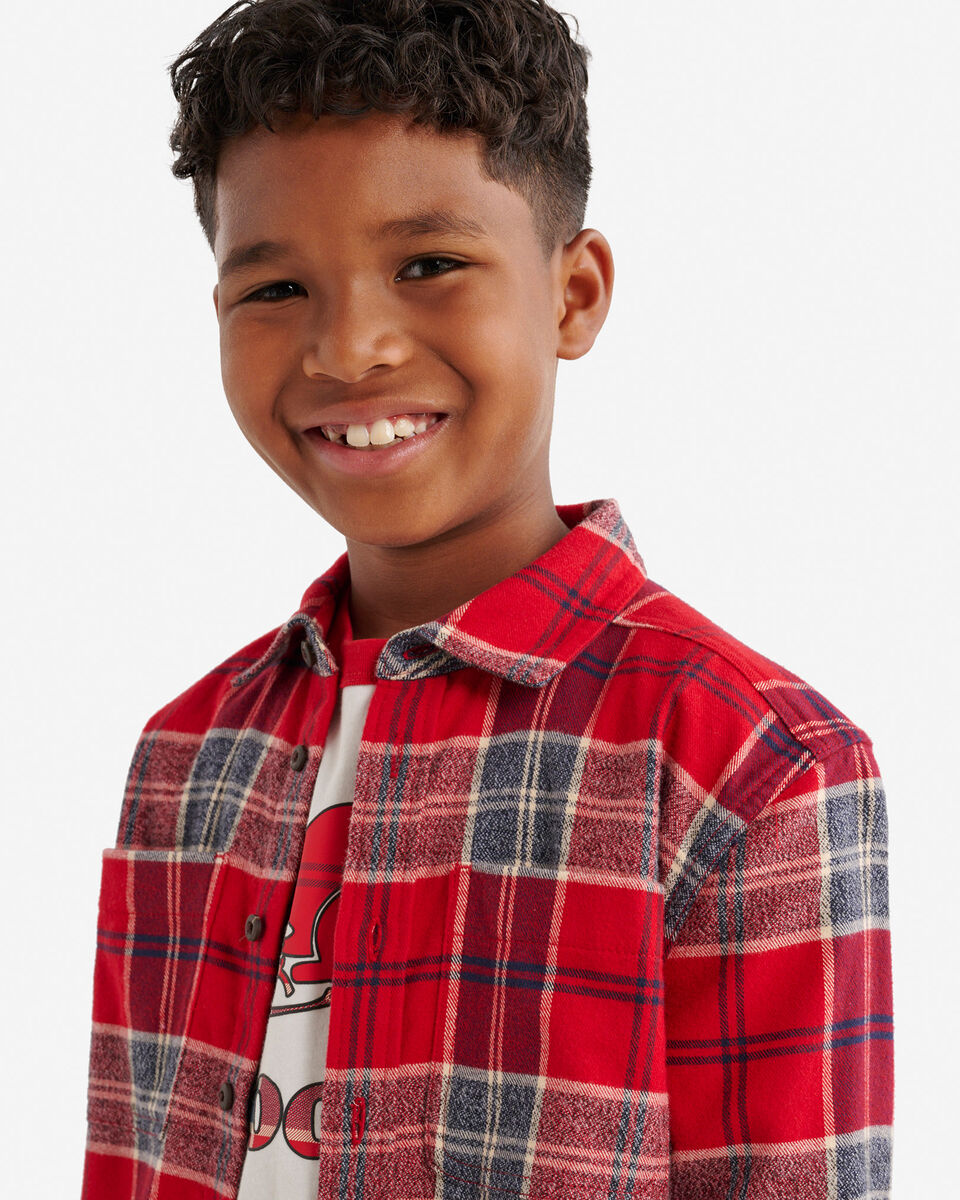 Kids Plaid Tidings Shirt
