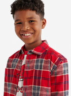 Kids Plaid Tidings Shirt